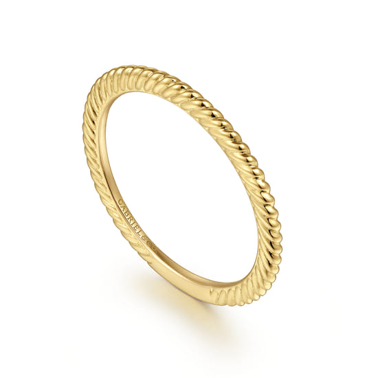 14K Yellow Gold Diamond Matching Wedding Band angle 3
