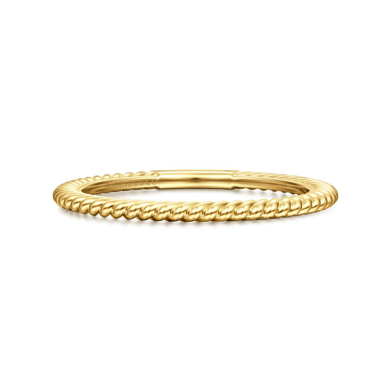 Gabriel - 14K Yellow Gold Diamond Matching Wedding Band