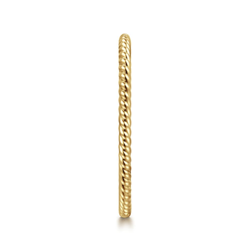 14K Yellow Gold Diamond Matching Wedding Band