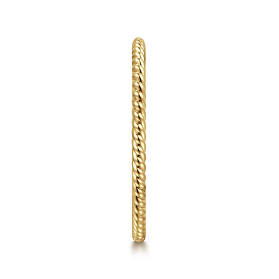 14K Yellow Gold Diamond Matching Wedding Band angle 5
