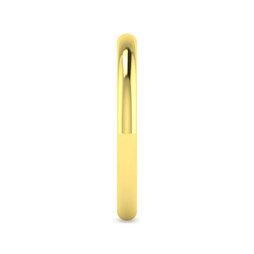 14K Yellow Gold Diamond Matching Wedding Band