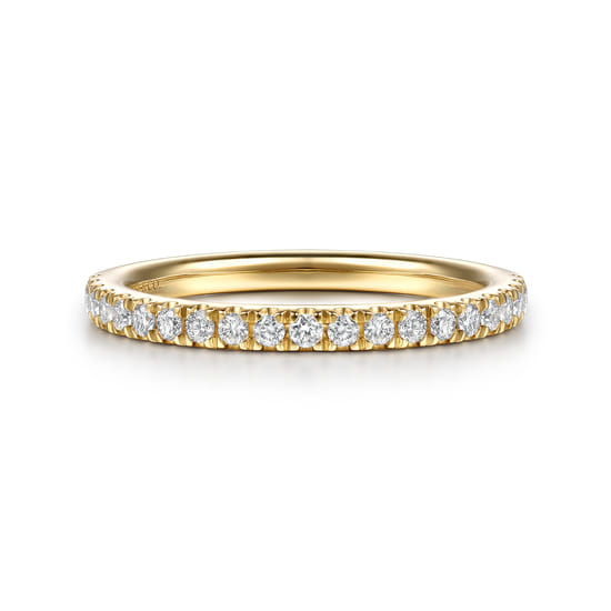 Gabriel - 14K Yellow Gold Diamond Matching Wedding Band