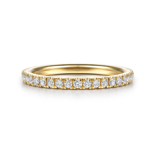 14K Yellow Gold Diamond Matching Wedding Band 14K Yellow Gold Diamond Matching Wedding Band