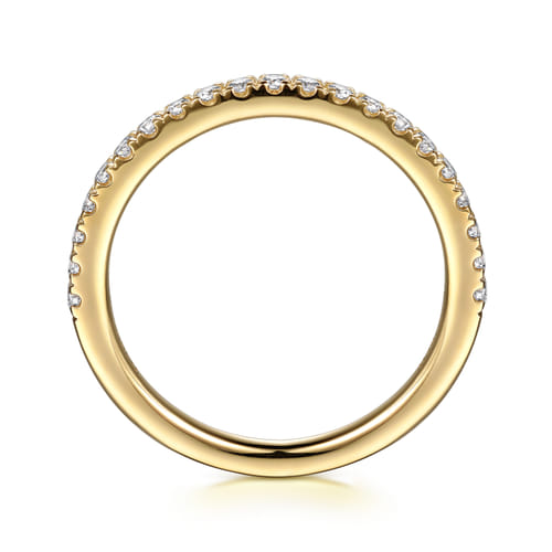14K Yellow Gold Diamond Matching Wedding Band 14K Yellow Gold Diamond Matching Wedding Band