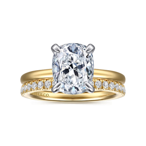 14K Yellow Gold Diamond Matching Wedding Band 14K Yellow Gold Diamond Matching Wedding Band