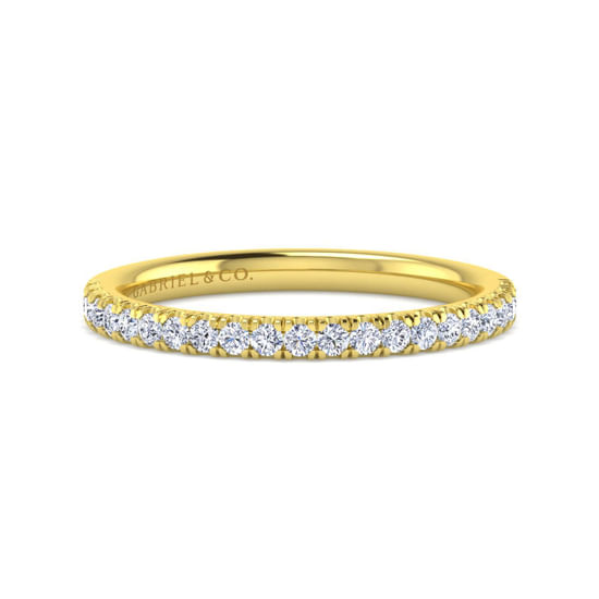 Gabriel - 14K Yellow Gold Diamond Matching Wedding Band