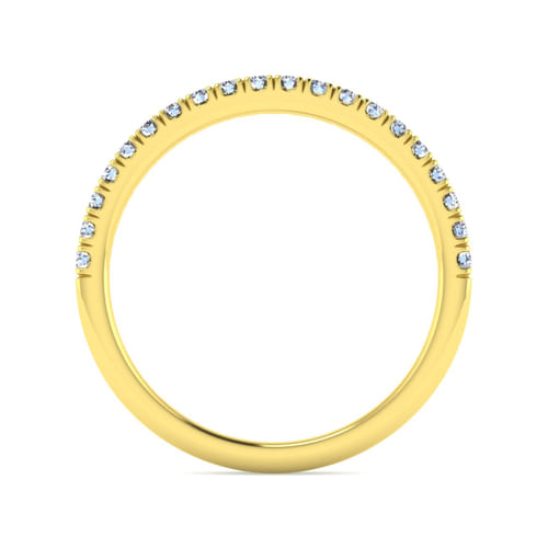14K Yellow Gold Diamond Matching Wedding Band 14K Yellow Gold Diamond Matching Wedding Band