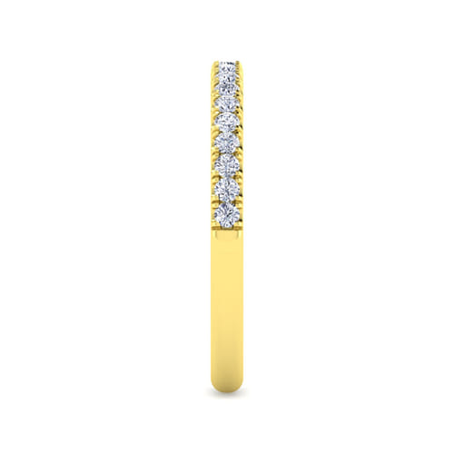 14K Yellow Gold Diamond Matching Wedding Band 14K Yellow Gold Diamond Matching Wedding Band
