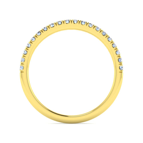 14K Yellow Gold Diamond Matching Wedding Band 14K Yellow Gold Diamond Matching Wedding Band