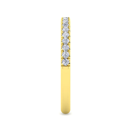 14K Yellow Gold Diamond Matching Wedding Band 14K Yellow Gold Diamond Matching Wedding Band