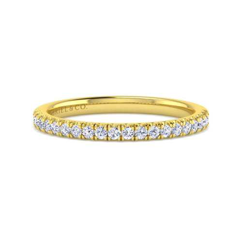 14K Yellow Gold Diamond Matching Wedding Band 14K Yellow Gold Diamond Matching Wedding Band