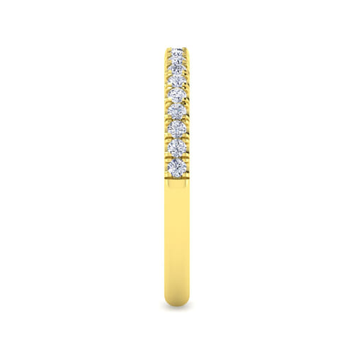 14K Yellow Gold Diamond Matching Wedding Band 14K Yellow Gold Diamond Matching Wedding Band