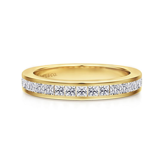 Gabriel - 14K Yellow Gold Diamond Matching Wedding Band
