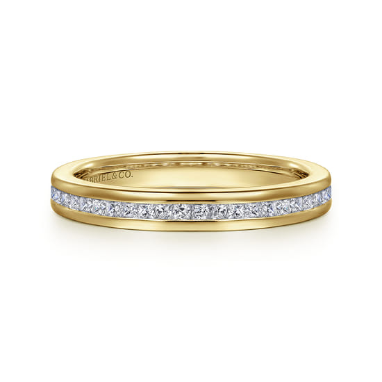 Gabriel - 14K Yellow Gold Diamond Matching Wedding Band Gabriel - 14K Yellow Gold Diamond Matching Wedding Band