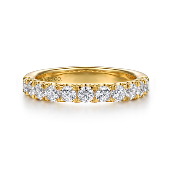 Gabriel - 14K Yellow Gold Diamond Matching Wedding Band