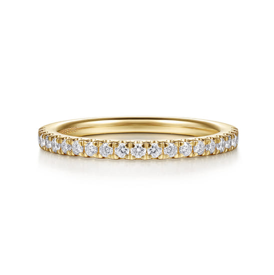 Gabriel - 14K Yellow Gold Diamond Matching Wedding Band