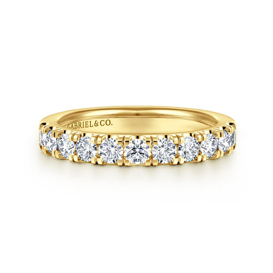 Gabriel - 14K Yellow Gold Diamond Matching Wedding Band