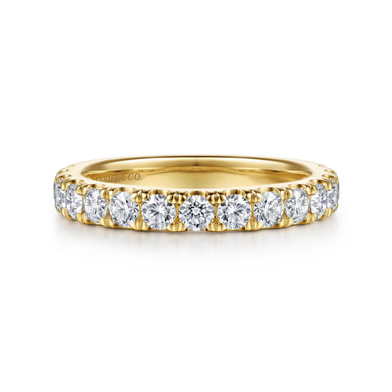 Gabriel - 14K Yellow Gold Diamond Matching Wedding Band