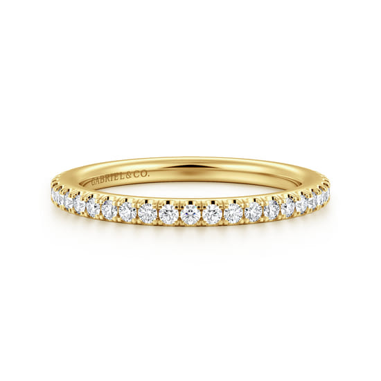 Gabriel - 14K Yellow Gold Diamond Matching Wedding Band