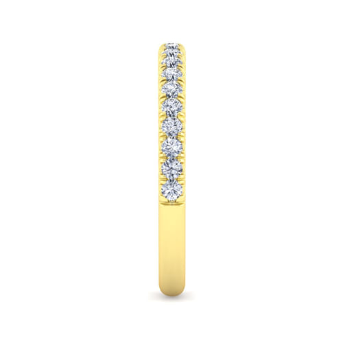 14K Yellow Gold Diamond Matching Wedding Band