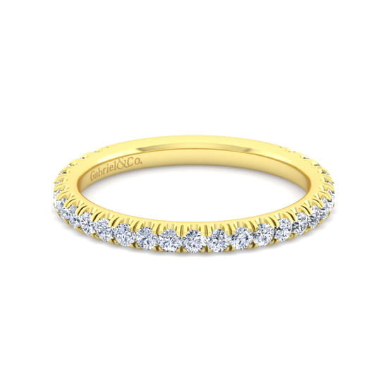 Gabriel - 14K Yellow Gold Diamond Matching Wedding Band