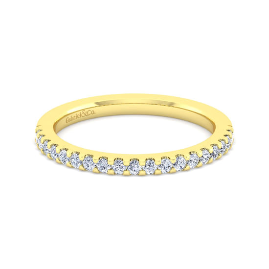 Gabriel - 14K Yellow Gold Diamond Matching Wedding Band