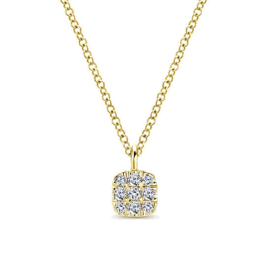 Gabriel - 14K Yellow Gold Diamond Necklace