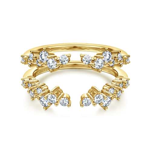 14K Yellow Gold Diamond Ring Enhancer