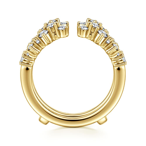 14K Yellow Gold Diamond Ring Enhancer