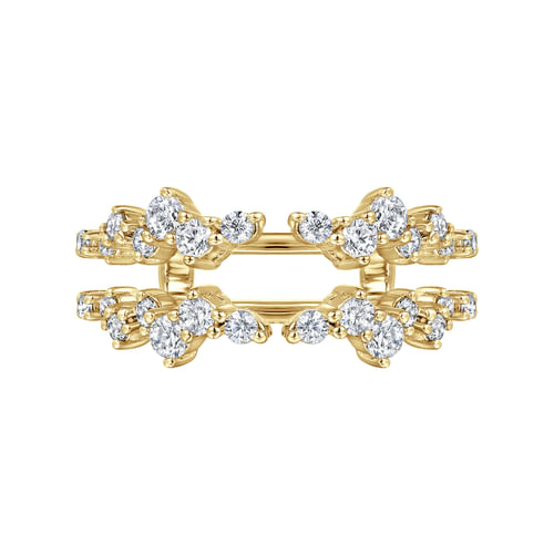 14K Yellow Gold Diamond Ring Enhancer