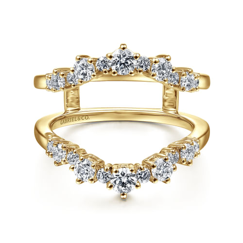 14K Yellow Gold Diamond Ring Enhancer