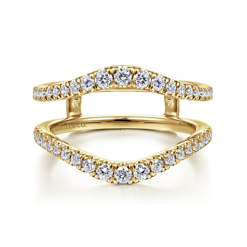 14K Yellow Gold Diamond Ring Enhancer