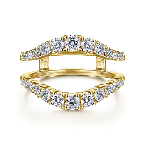 14K Yellow Gold Diamond Ring Enhancer