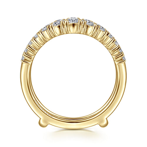 14K Yellow Gold Diamond Ring Enhancer