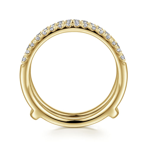 14K Yellow Gold Diamond Ring Enhancer