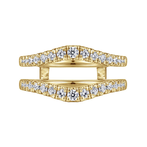 14K Yellow Gold Diamond Ring Enhancer