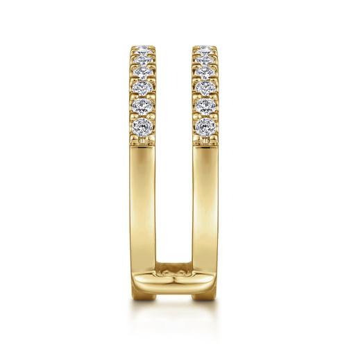 14K Yellow Gold Diamond Ring Enhancer