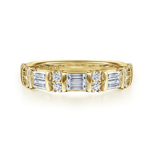 14K Yellow Gold Diamond Ring