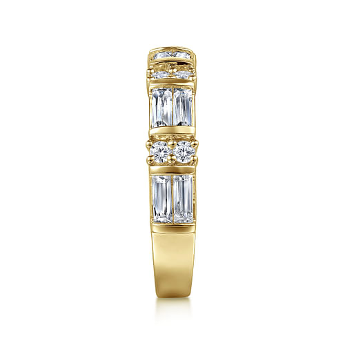 14K Yellow Gold Diamond Ring