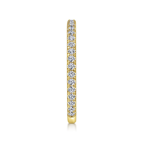 14K Yellow Gold Diamond Wedding Band