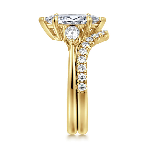 14K Yellow Gold Diamond Wedding Band 14K Yellow Gold Diamond Wedding Band