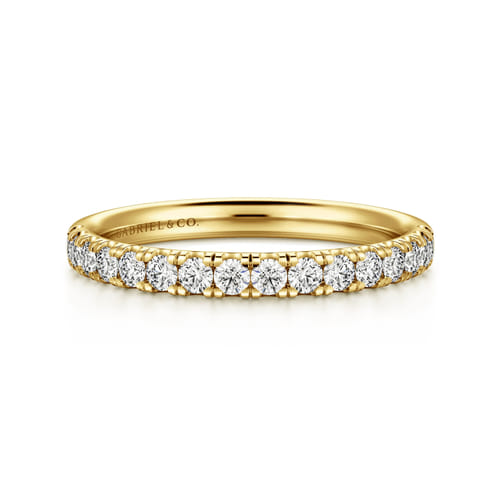 14K Yellow Gold Diamond Wedding Band 14K Yellow Gold Diamond Wedding Band