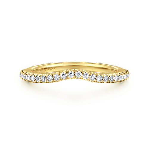 14K Yellow Gold Diamond Wedding Band 14K Yellow Gold Diamond Wedding Band