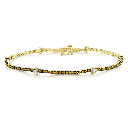 14K Yellow Gold Fashion Bracelet