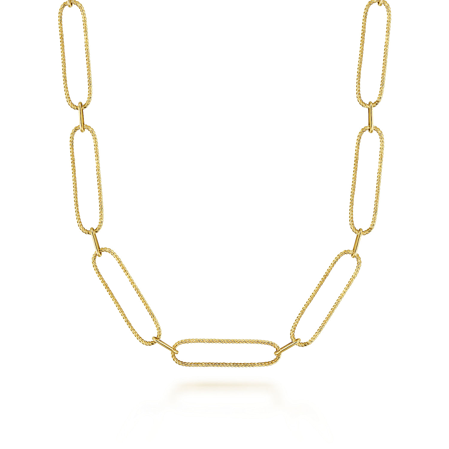 Gabriel - 14K Yellow Gold Large Link Chain Necklace