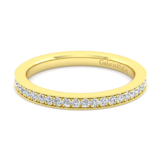 Gabriel - 14K Yellow Gold Matching Wedding Band