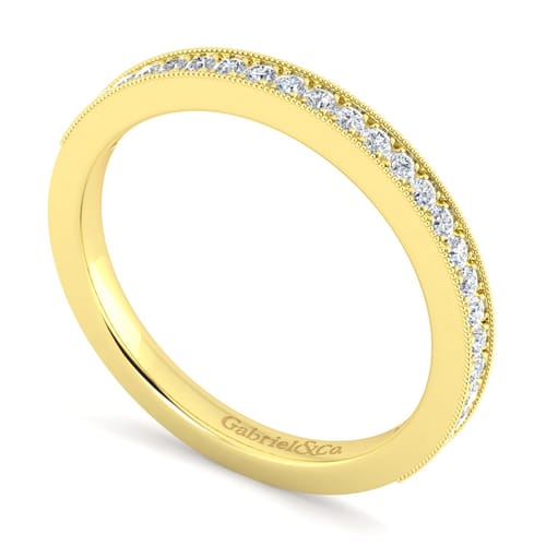 14K Yellow Gold Matching Wedding Band