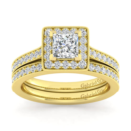 14K Yellow Gold Matching Wedding Band