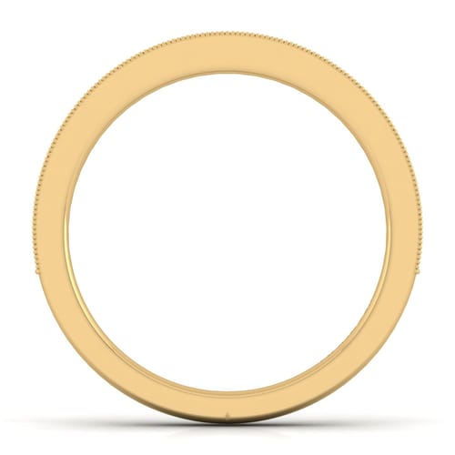 14K Yellow Gold Matching Wedding Band