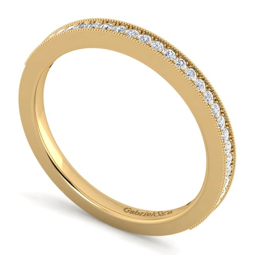 14K Yellow Gold Matching Wedding Band